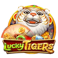 Vibrant slot machine with winning symbols
